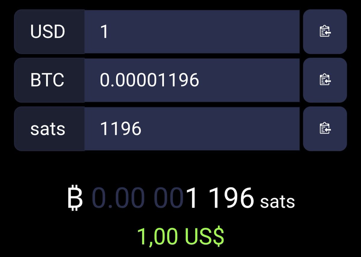 DigitalP2PBot's tweet photo. No necesitas un Bitcoin entero.
Con 1 dólar ya puedes empezar a apilar sats.

En el bot de Telegram @DigitalP2PBot ⚡️🤖 compras fracciones pequeñas de Bitcoin por Lightning. Sin mínimos ridículos, sin KYC y sin salir de Telegram.

Stack Sats⚡️⚡️⚡️ https://t.co/6FxxbT67c6