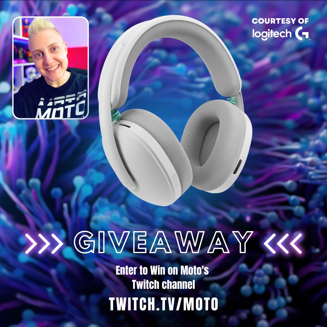 MotoRespawns's tweet photo. I am giving away a G325 LIGHTSPEED Wireless Gaming Headset courtesy of @LogitechG ! 🎧

These are so light and comfy! Black, White &amp; Lilac.

✅ Enter to Win @ Twitch: Moto

Winner chosen by random draw today!  #LogitechGPartner https://t.co/DB8svenvD7