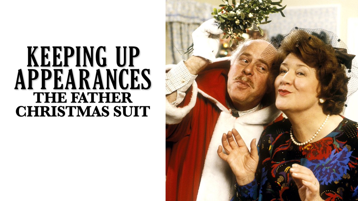 MckeeverMandy's tweet photo. Watching 'Keeping Up Appearances - The Father Christmas Suit' on @NOW 🎬🎥📺 #keepingupappearances #tuesdaytv https://t.co/xPEUKcPSCK