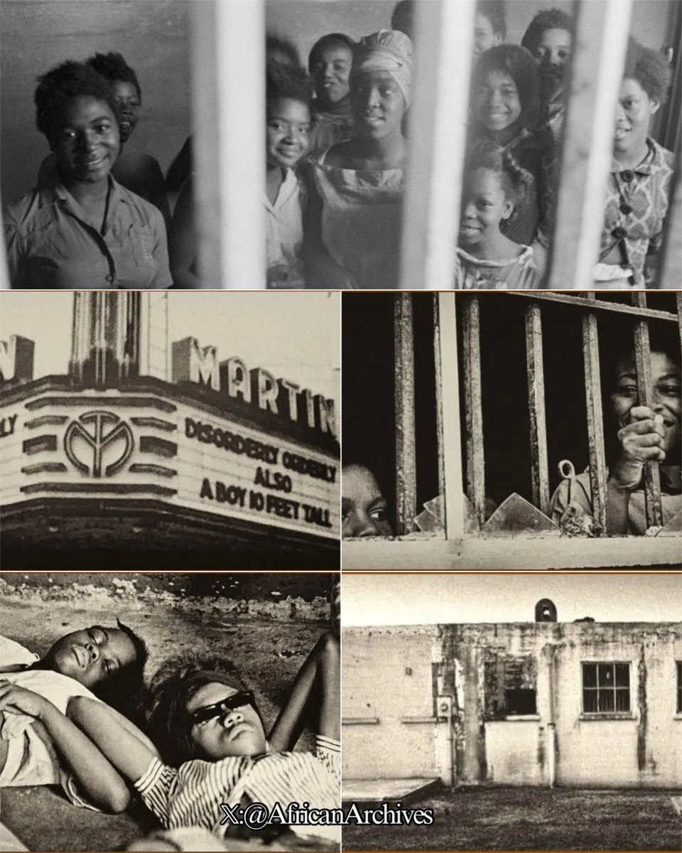 AfricanArchives's tweet photo. In July of 1963, 15 black girls were arrested for protesting segregation laws at the Martin theatre. Aged 12-15, they were locked in an old, abandoned stockade for 45 days without their parents knowledge.  They came to be known as The Leesburg Stockade Girls,

A THREAD https://t.co/W22pdLLe23
