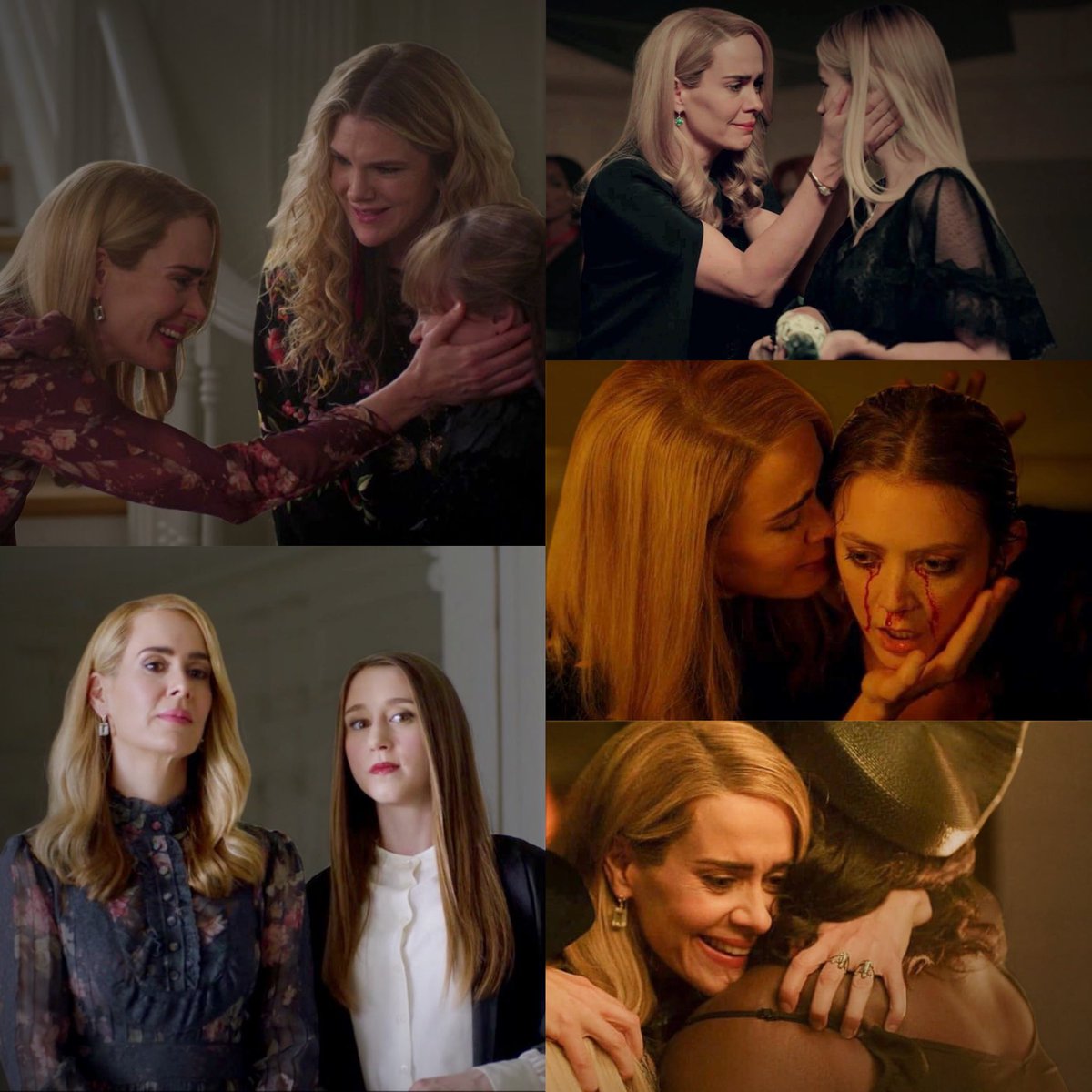alyciajsmn's tweet photo. Cordelia and her adopted witch daughters https://t.co/n4gMByUrCk