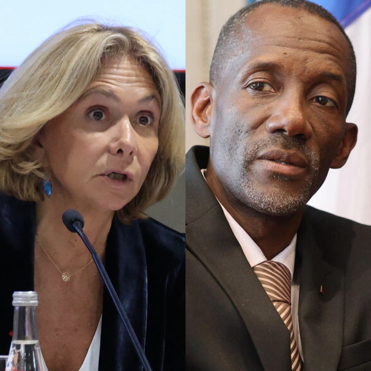 LBleuBlancRouge's tweet photo. 🔴💥 Valérie Pécresse, Présidente de la Région Île-de-France, va envoyer la facture des dégradations commises aux abords des lycées de Saint-Denis à Bally Bagayoko : 

« Je vais envoyer au maire de Saint-Denis Bally Bagayoko la facture des 100 000€ du remplacement du portail du lycée Paul Eluard, des frais de gardiennage et de nettoyage du site. Les Français ne veulent plus payer des impôts pour réparer ce que des casseurs, chauffés à blanc par LFI "qui juge la violence légitime", ont saccagé ! 

Que le maire assume sa responsabilité. Moi j'ai assumé la mienne : une rénovation complète du lycée de 45 millions d'euros en cours ! »