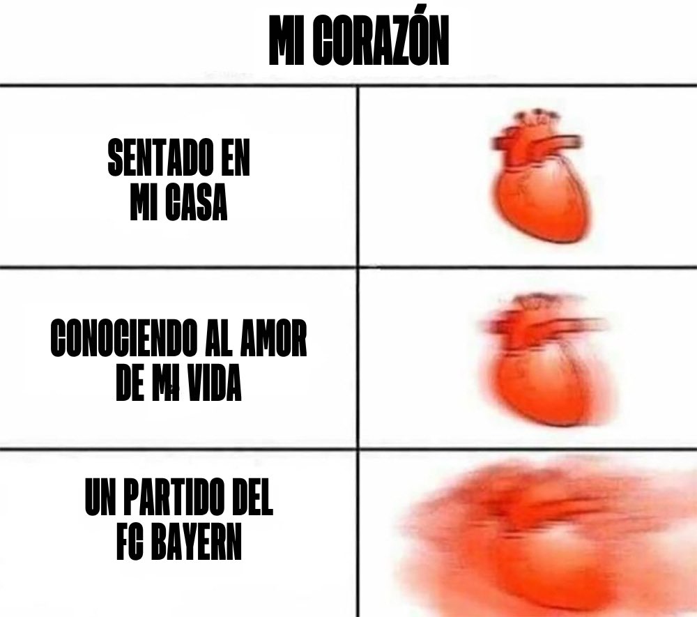 FCBayernES's tweet photo. En el Día Mundial del Corazón, cuidamos el nuestro… más o menos. ❤️😅 https://t.co/k4cKBxBBMg