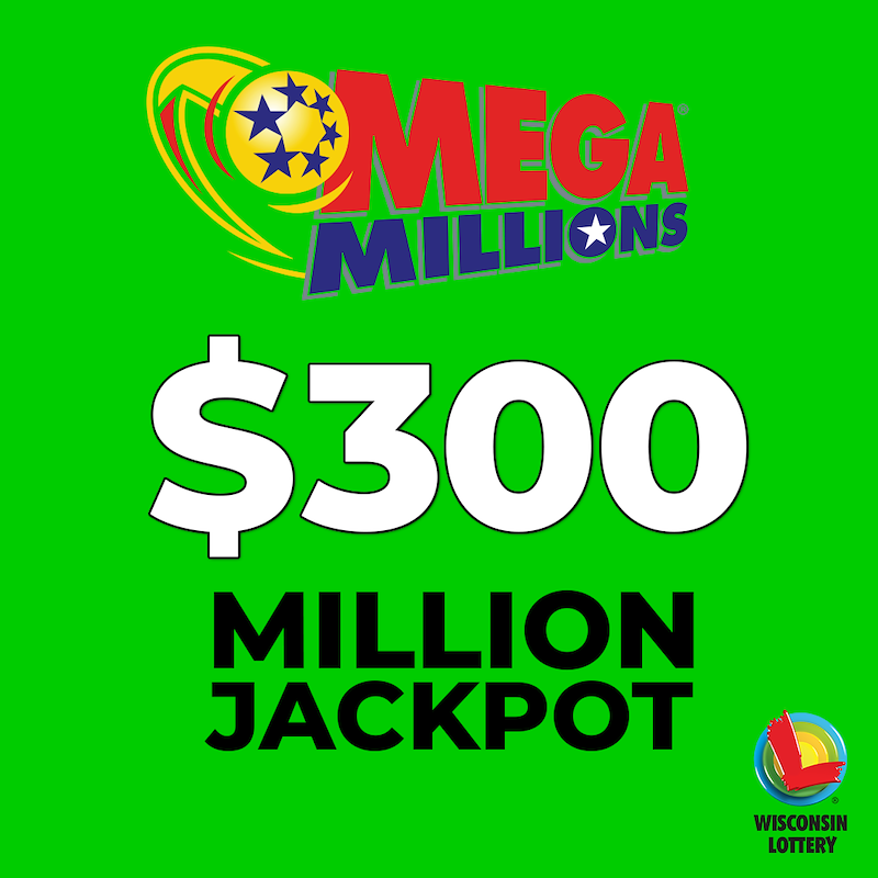 wilottery's tweet photo. For tonight's drawing, the Mega Millions jackpot has grown to $300 million.

That number is so big, it needs its own zip code.😂

Learn more about Mega Millions at https://t.co/KCQCwwUbLy. https://t.co/Q98unq00p9