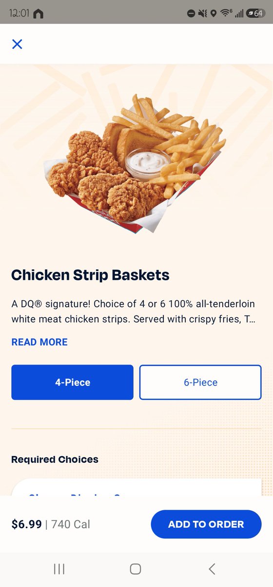 RealAndroidgal's tweet photo. @DairyQueen shame on you guys. You don't have Chicken strip baskets, you have Nugget Baskets. Ridiculous to call these strips. Nothing near what you advertise. https://t.co/6I69Z0hYmb