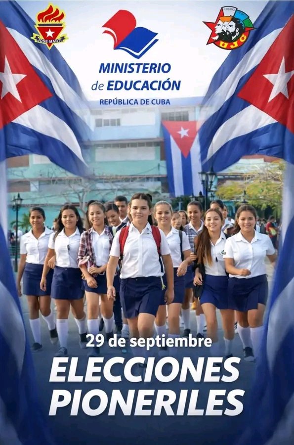 AleagaSamet's tweet photo. Un aniversario más del cruel asesinato de él Primer Pionero Mártir. Hoy se realizan en su homenaje las elecciones pioneriles.
@gpppmatanzas 
@mariofsabines 
@CaridadPoey 
@NormaLlerenaPr1 
@Dianelysbvjd1 
#MatancerosEnVictoria https://t.co/YtFYPsPGyB