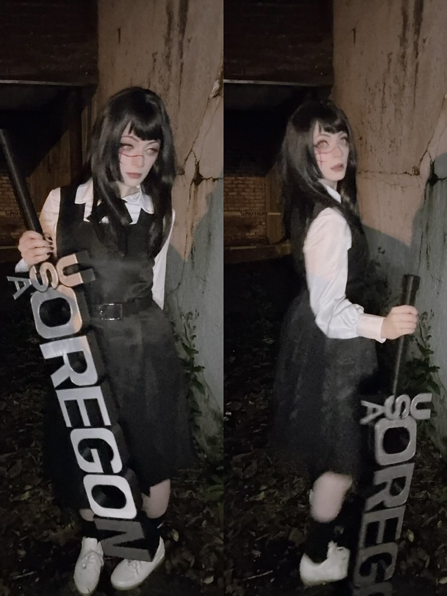 nyakocos's tweet photo. i’ll make you vomit nuclear weapons back up! #yorucosplay #chainsawman https://t.co/Mmr9AScp4j
