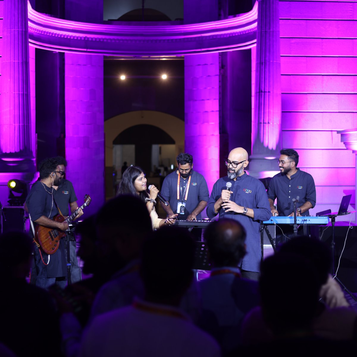 rakeeeeb's tweet photo. On a personal note, it was an honour to be the host of the milestone edition of Zoholics, the first of its kind at our home in Chennai. Had a lot of fun bringing on stage some very talented colleagues with whom I've spent more than a decade with.

What was even more fun was to deliver the final "thank you", drop the mic, and run to the courtyard to join my band who was performing for the evening. Little did we know the performance would soon turn into a mini jam session with some very unexpected guest singers on stage 😬 (Swipe through the pics to know who!)

Thanks to everyone for making it quite a special day ❤️🙏

#ZoholicsIndia2026 @Zoholics @Zoho