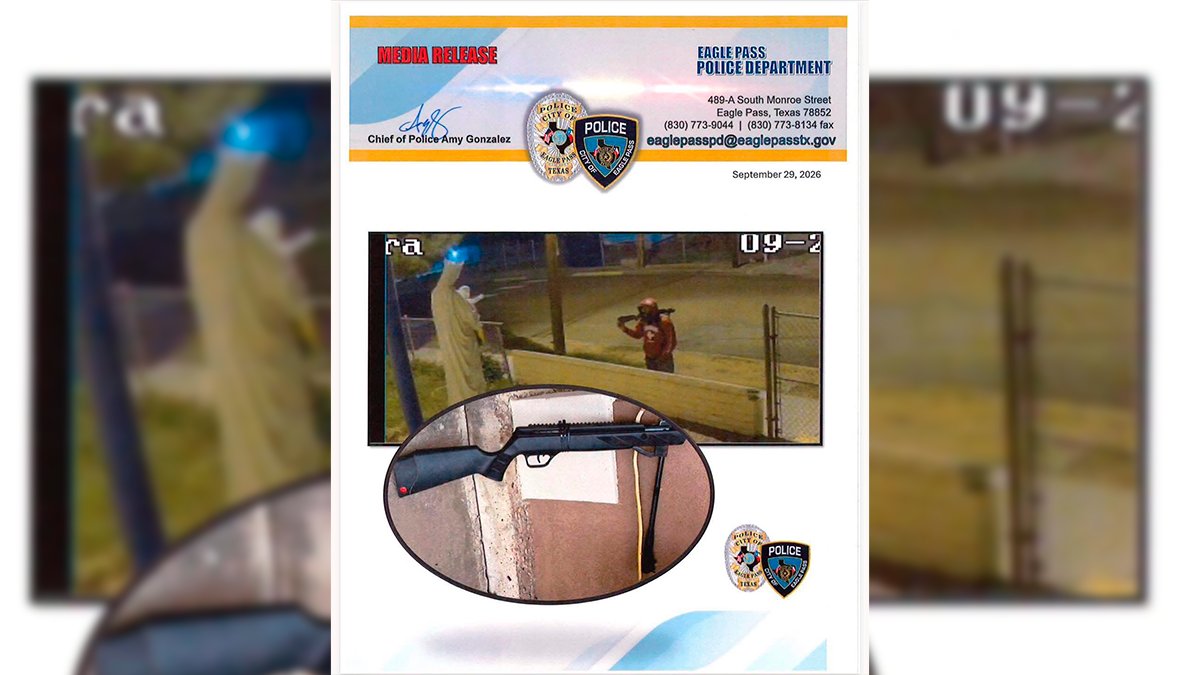 pnortemx's tweet photo. ALERTA POR HOMBRE ARMADO FRENTE A ESCUELA DE EAGLE PASS; ERA UN RIFLE DE AIRE

Eagle Pass, Texas.– Una alerta por un hombre que aparentemente portaba un rifle frente a Our Lady of Refuge School provocó una movilización policiaca la mañana de este martes 29 de septiembre.

Personal de la escuela detectó mediante cámaras de vigilancia a un sujeto frente al plantel alrededor de las 5:49 de la mañana, antes del inicio de clases. De inmediato notificaron a las autoridades.

La Policía de Eagle Pass aseguró la escuela y sus alrededores antes de la llegada de estudiantes y personal. Posteriormente, con apoyo de la Oficina del Sheriff del Condado de Maverick y la Policía del Distrito Escolar de Eagle Pass, el individuo fue localizado en una vivienda y detenido sin incidentes.

El objeto que portaba fue asegurado y, tras revisarlo, las autoridades determinaron que se trataba de un rifle de aire (BB gun), no de un arma de fuego.

El hombre fue trasladado al Departamento de Policía de Eagle Pass y el caso continúa bajo investigación.

Fuente: Departamento de Policía de Eagle Pass.

Punto Norte MX
Primero confirmar. Después informar.