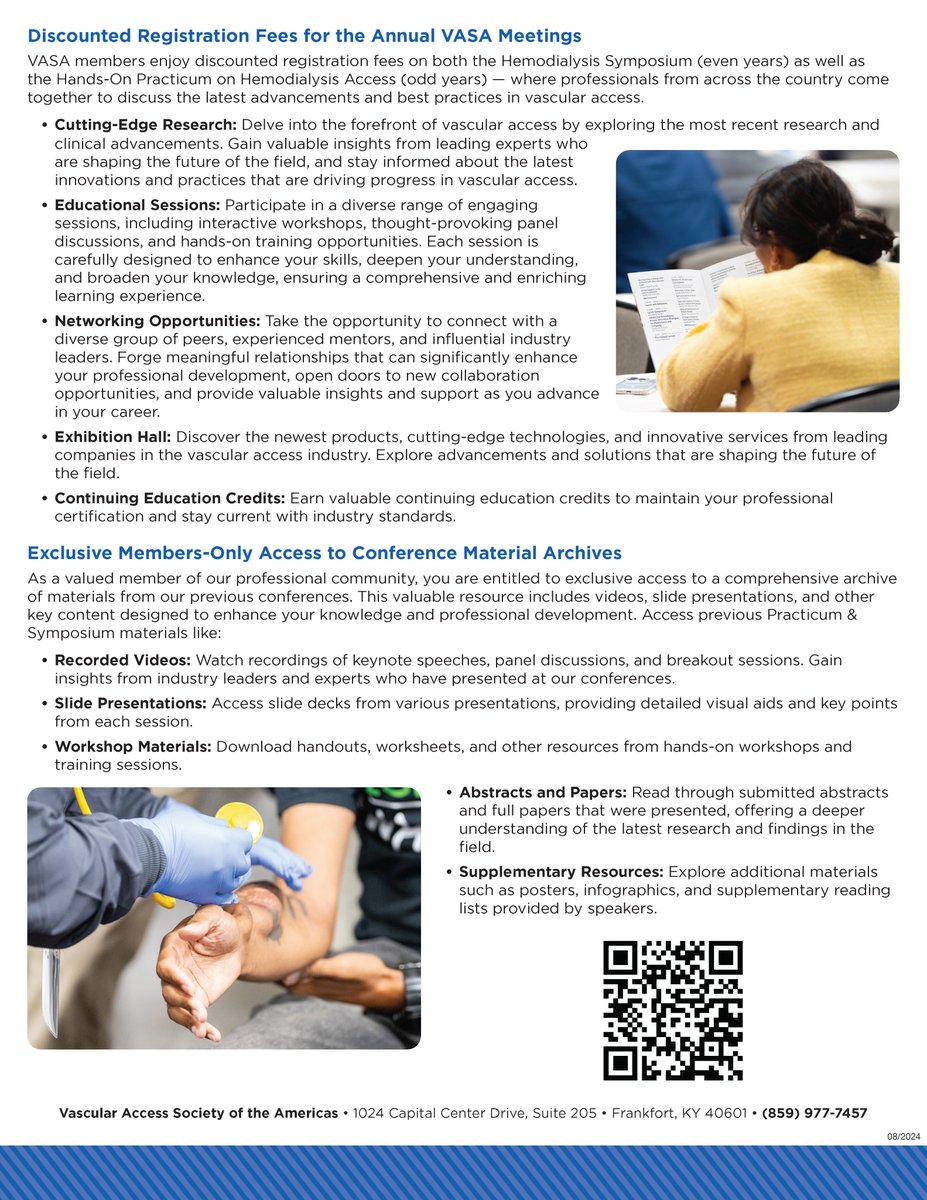 VASAMD's tweet photo. 🔎 Discover the benefits of VASA membership!

Learn more and become a member today:
🔗 https://t.co/8fackGRmWn

#VASA #VascularAccess #VascularAccessCare #HealthcareProfessionals https://t.co/Oy5PWFDZuh