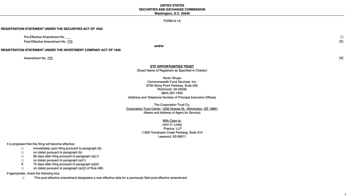 dizaq1's tweet photo. This may have gone completely overlooked...

Filed with the SEC in May, largely unnoticed: the "T-REX 2X LONG $SIVE DAILY TARGET ETF." A proposed 2x daily leveraged ETF for $SIVE!

Proposed, un-launched, zero $SIVE involvement. This is purely recognition of demand.

This along with the Deutsche Bank news today shows the crazy US demand for $SIVE investment accessibility is. 

Funny enough you can see they were listed along with A Samsung 2x ETF, Nintendo 2x ETF, Hyundai 2x ETF among others. $SIVE really sticks out like a sore thumb lol.

This all could be a signal to $SIVE that they should do everything in their power to start optimizing for US investors rather than Swedish investors. 

I search for obscure news like this around the clock.

Follow me for the next drop...