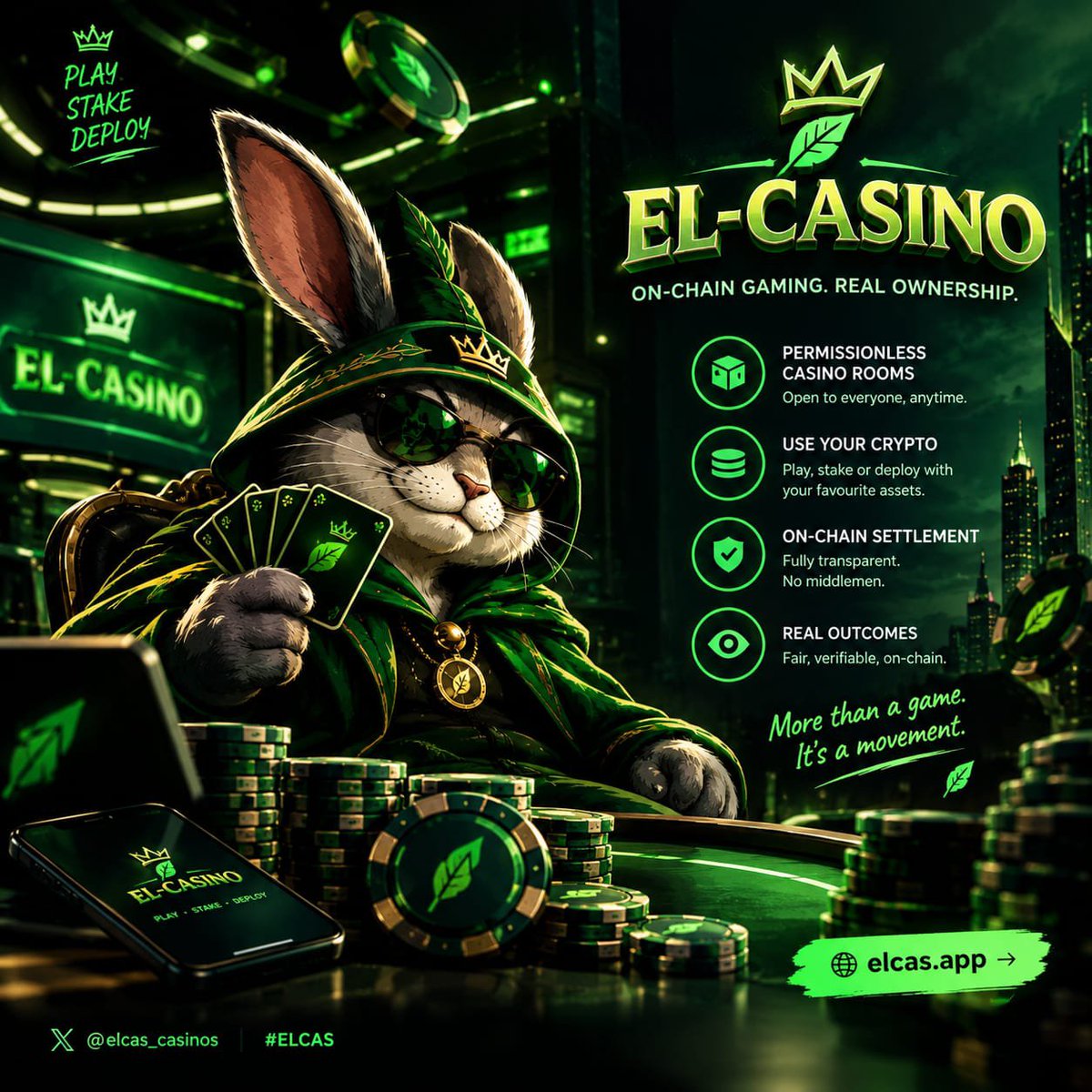 Autumnbooks1's tweet photo. 🎰 Meet $ELCAS — where casino gaming meets the on-chain world.
Explore EL-Casino, discover its growing ecosystem, and see what’s being built around permissionless gaming and transparent on-chain settlement. 👀🔥

🔗 https://t.co/d1nKIrU4rG

Follow the journey. $ELCAS 🟢

#ELCAS https://t.co/R4OyPzVagv