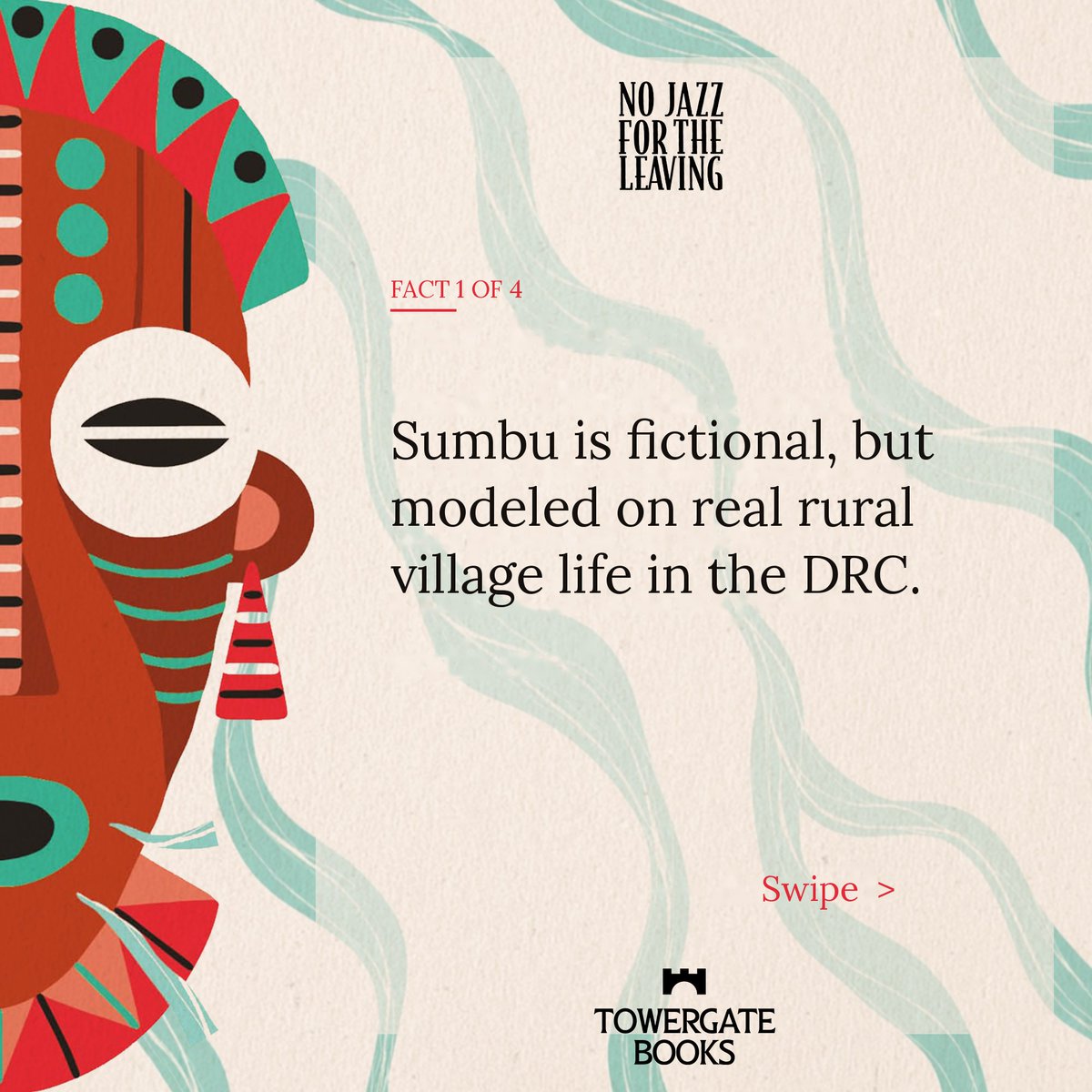 Towergate_Books's tweet photo. Sumbu is fictional. Bakwanga is not. 📖

Swipe for the real Congo behind No Jazz for the Leaving: the town renamed Mbuji-Mayi in 1966, the country that changed names mid-story, and the rumba scene in 1980s Kinshasa.

#NoJazzForTheLeaving https://t.co/GvuHfFNQe5