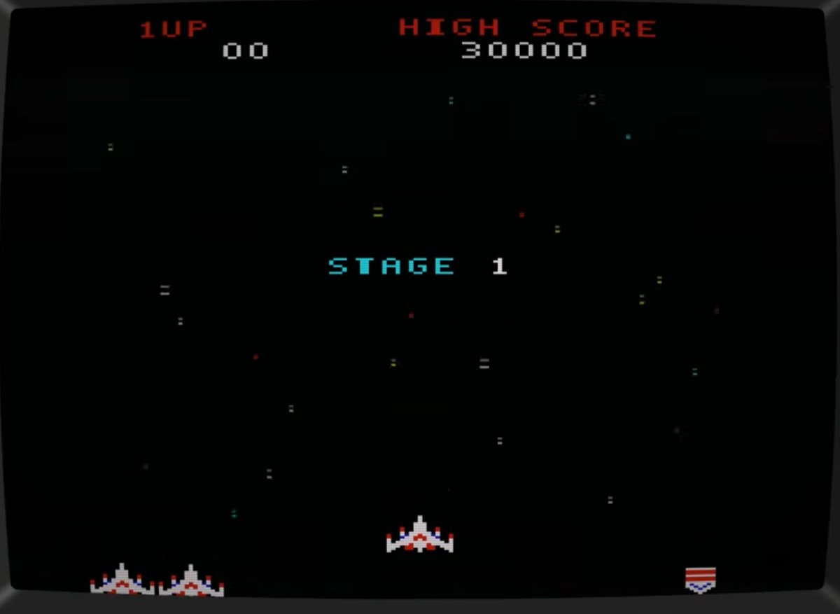 VideodromeOfici's tweet photo. #revive8bit trae #GALAGA a través de la técnica de "I.A. corregida" (usa IA y la retoca para corregir) "GALAGA CPC IA" podéis disfrutar del título desde su enlace en su canal https://t.co/E5ltPkO9Rq #videodrome #escenAmstrad #buoh #amstrad #pcw #CPC #AMSTRAD_IA #septiembre2026 https://t.co/GHRr1FJOMV
