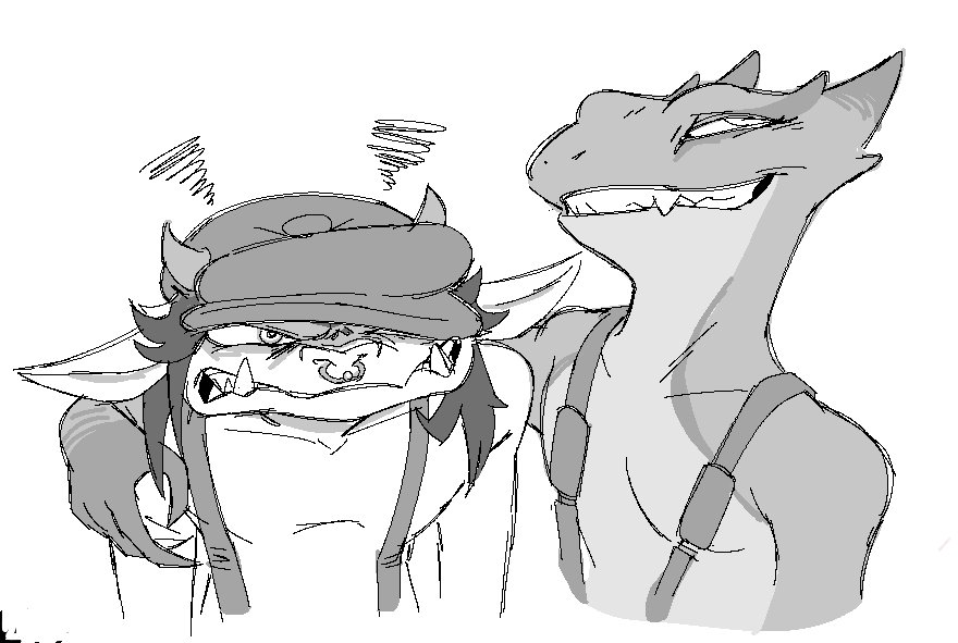 AnotherKingit's tweet photo. two besties #deadlock #deadlockfanart #yoshiplease https://t.co/YiafO8Ljz1