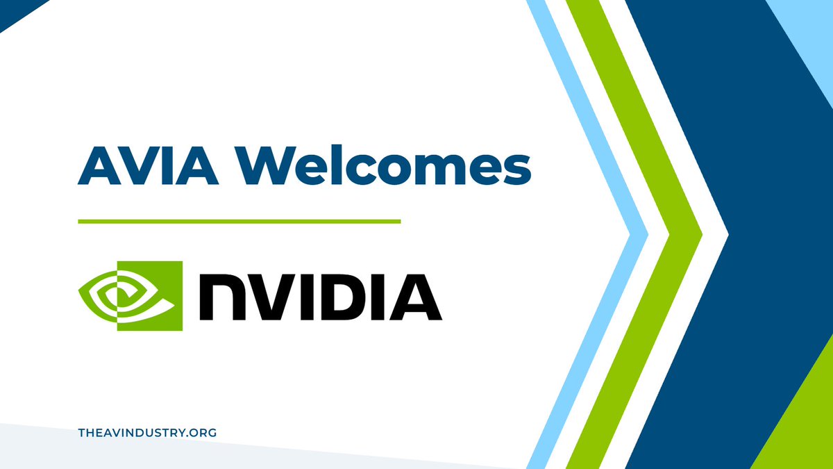 theavindustry's tweet photo. AVIA is proud to welcome our newest member @nvidia.

NVIDIA is at the forefront of autonomous vehicle development, providing the compute platforms, AI software, and safety systems that the world's leading AV and robotaxi programs are built on. As a member, NVIDIA joins the growing AV ecosystem represented by AVIA as we advocate for the safe deployment of autonomous vehicles across the country.