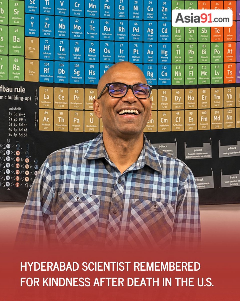 asia91_dot_com's tweet photo. Dr. Srinagesh Potluri’s family chose to donate his organs after he was declared brain-dead.

The 58-year-old scientist and entrepreneur was remembered for his scientific contributions, as well as his kindness, humility and commitment to society.

#SrinageshPotluri #Hyderabad #IndianDiaspora #OrganDonation #USNews
