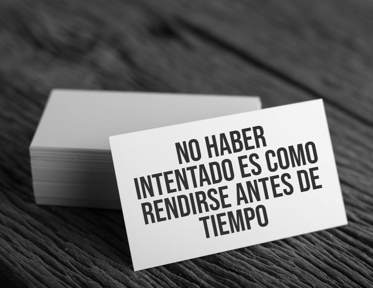 InboxPlease's tweet photo. No haber intentado es como rendirse antes de tiempo #Eso https://t.co/BgzzYinlKK