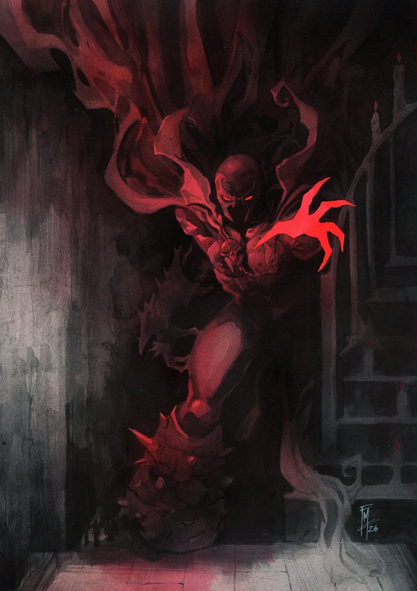 SpawnArchive's tweet photo. Spawn painting (2026). Art by @FedericoMele5 
#Spawn https://t.co/BB7sb8j3nD