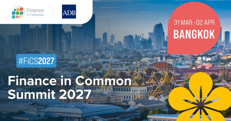 AFD_en's tweet photo. 📍Save the date Thailand hosts #FiCS2027 @FinanceInCommon (March 31-April 2) with @ADB_HQ support.
2,000+ leaders uniting to turn development ambition into action for a  resilient future. Join the global conversation! 👉https://t.co/rbEQSxwtUs https://t.co/MPwtO4Z87k