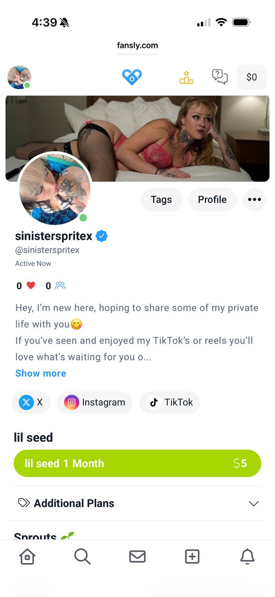 sinisterspritex's tweet photo. Lil miss made a fansly because I got banned from OF lmfao 
Link in comments you don’t wanna miss this I’m posting all day today https://t.co/x1QYTRFmGH