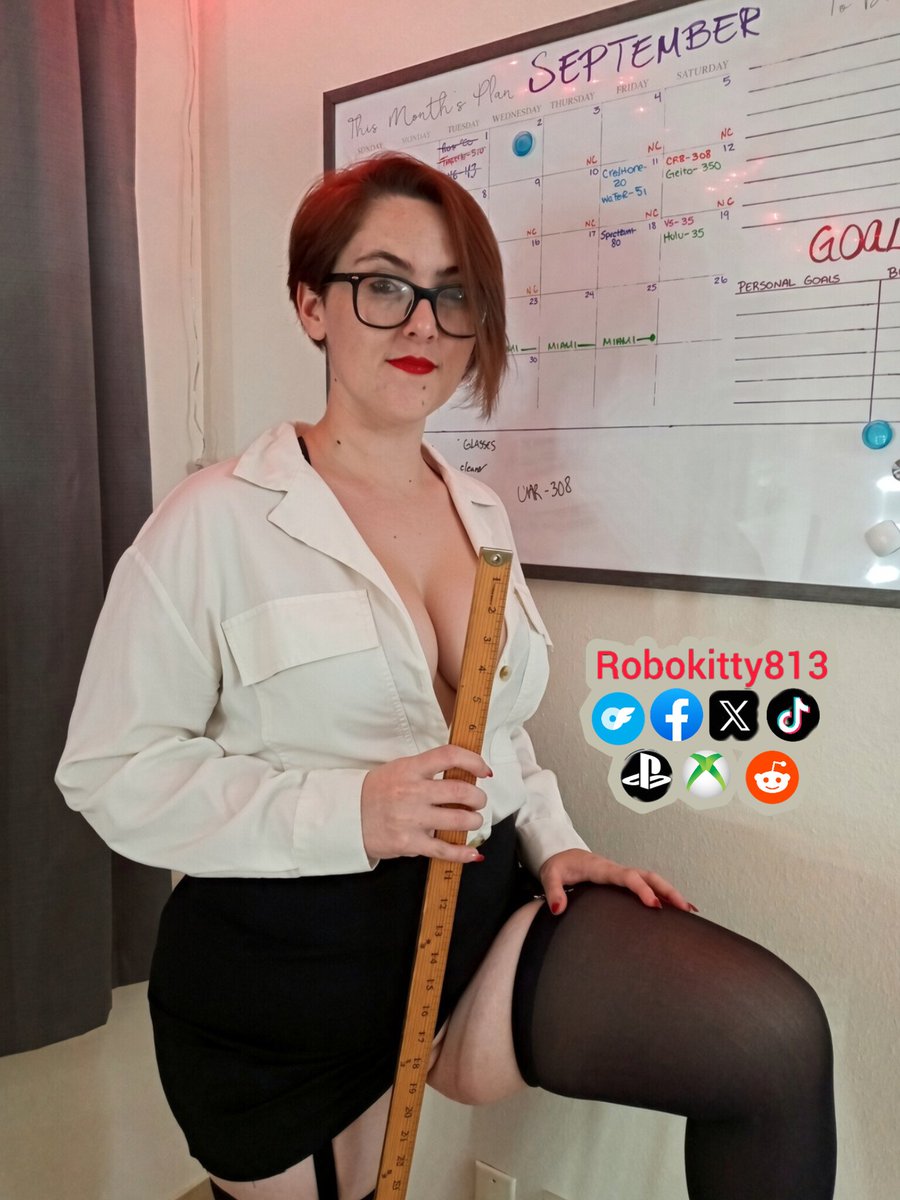 Robokitty813's tweet photo. Professor Kitty here! Do you like thick thighs on your professor? Comment 
#cosplaygirl #waifu https://t.co/Y1aovzU7Do