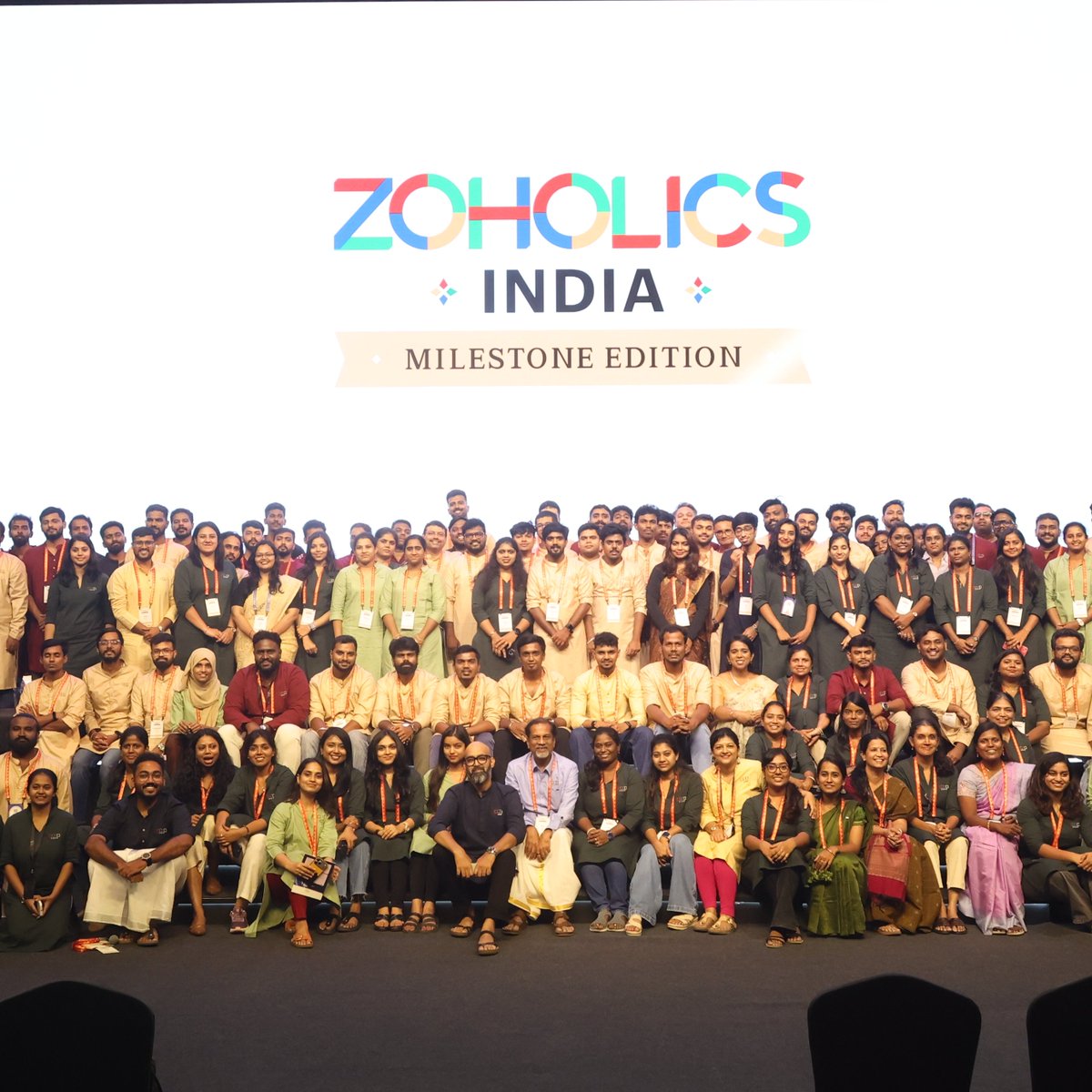 rakeeeeb's tweet photo. On a personal note, it was an honour to be the host of the milestone edition of Zoholics, the first of its kind at our home in Chennai. Had a lot of fun bringing on stage some very talented colleagues with whom I've spent more than a decade with.

What was even more fun was to deliver the final "thank you", drop the mic, and run to the courtyard to join my band who was performing for the evening. Little did we know the performance would soon turn into a mini jam session with some very unexpected guest singers on stage 😬 (Swipe through the pics to know who!)

Thanks to everyone for making it quite a special day ❤️🙏

#ZoholicsIndia2026 @Zoholics @Zoho