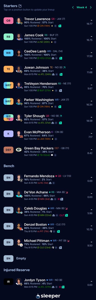k_ris_tofer's tweet photo. @FantasyPros 3-0 for NOW thanks to Achane. 14 team superflex. Traded for Achane last week https://t.co/kKxQlphWTT