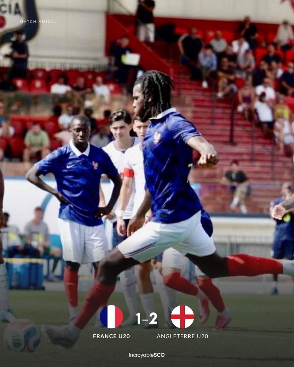 IncroyableSCO's tweet photo. 🌍❌ - Défaite de la France #U20 🇫🇷 face à l’Angleterre (1-2) en amical.
⏱️ Titulaire, Prosper Peter ⚽️ a réduit le score à la 68è minute sur un penalty qu’il avait lui-même provoqué avant de céder sa place à la 90ème minute
#Selection #Angers #SCO https://t.co/aPBb8WIDxT