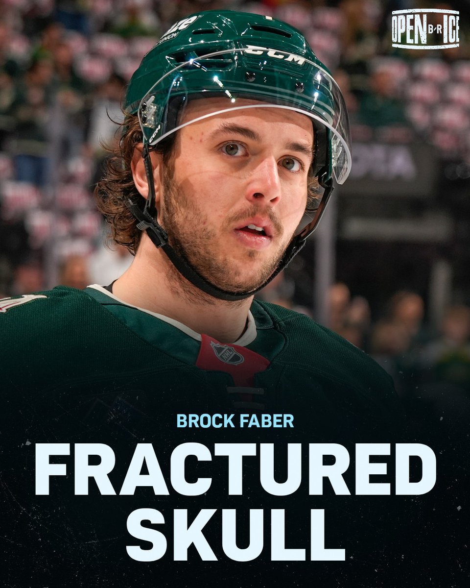 BR_OpenIce's tweet photo. Wild defensemen Brock Faber suffered a fractured skull during Friday's preseason game, the team announced…

Theres no timetable for his return currently https://t.co/itnpCD53bx