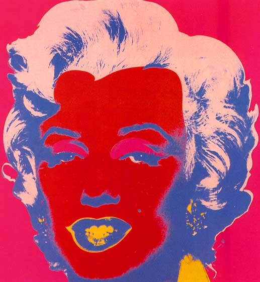 artistwarhol's tweet photo. Marilyn Red, 1967 #artbots #warhol https://t.co/t5btEgqMUL