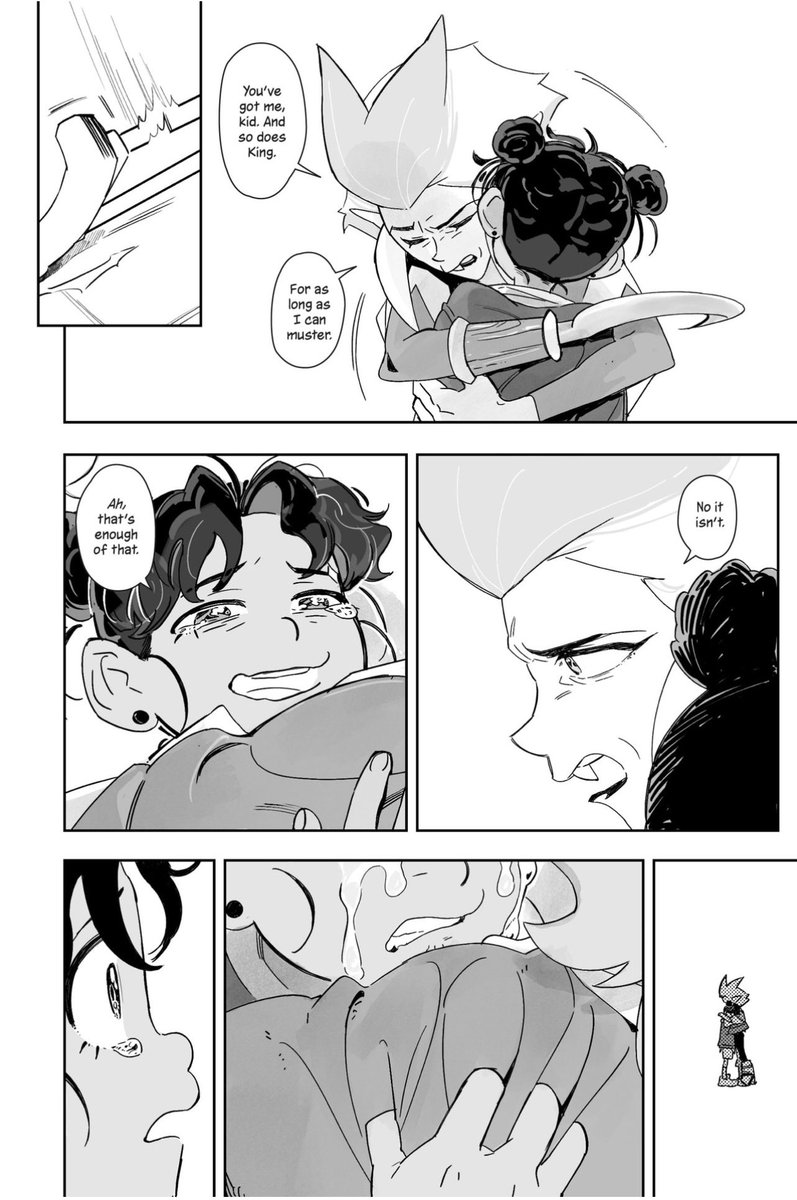 SpringPopsicles's tweet photo. #tohspoilers

 It gets glossed over so quickly but I love how amidst everyone facing death or guilt, Lilith is still incredibly guilty and lamenting over the curse she gave to Eda and herself. I WISH we got to see more of Lilith coming to terms with the guilt she carries (1/2) https://t.co/jNeoXhS5RX