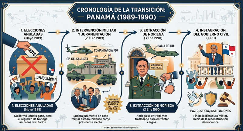 btorrealba's tweet photo. @botellazo @realDonaldTrump otro ejemplo, en el caso Panamá, primero le dieron a poyo a Endara. https://t.co/alJFyIBA1K