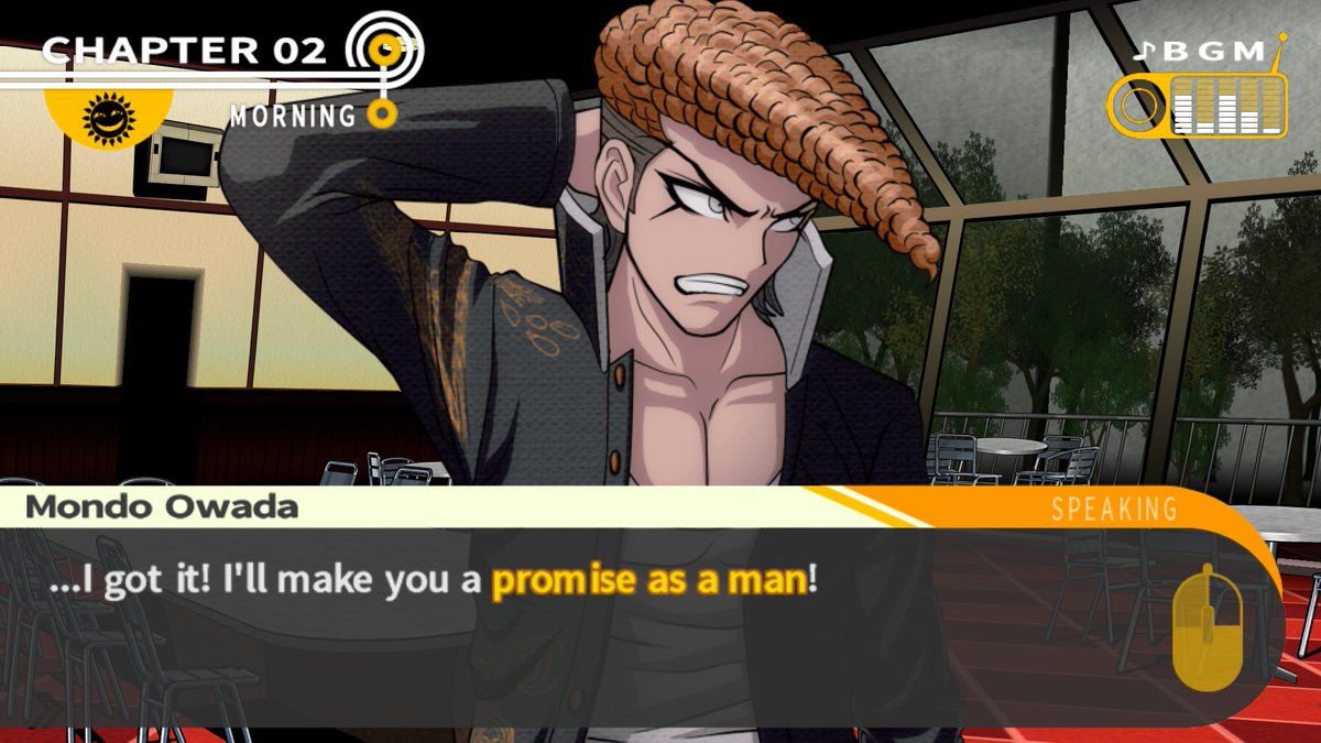 20thC_Digi_Boy's tweet photo. Hello, I am Mondo "the irony of my character is my inability to uphold my own moral code due to my internal weakness and its own inanity" Owada; I am now going to promise you something. https://t.co/pIXVzZyQWq