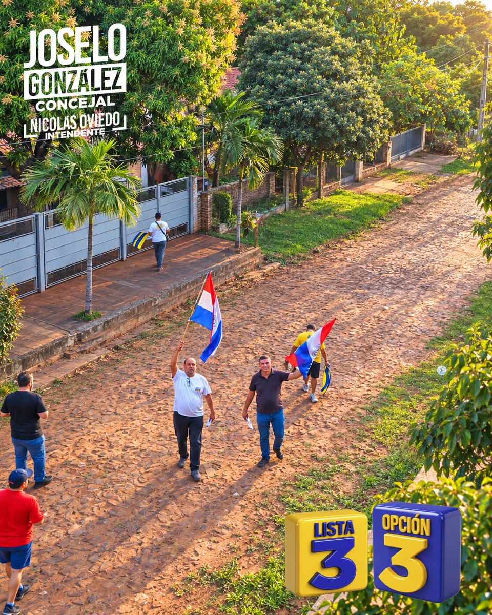 Joselo_2028's tweet photo. 💛 LISTA 3️⃣
💛 ALIANZA UNIDOS X CAPIATÁ https://t.co/E5qX7P9VFK
