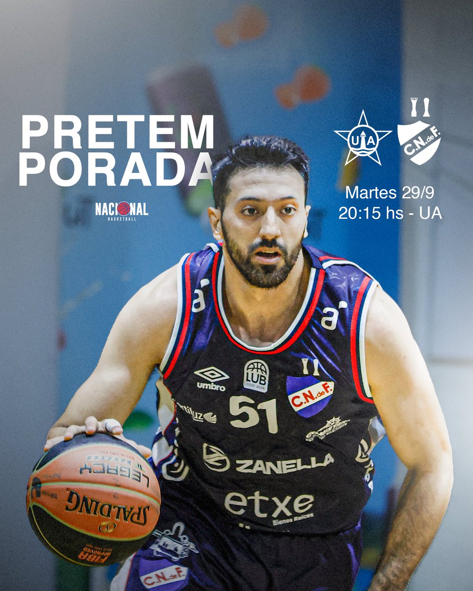 CNdeFbasketball's tweet photo. ¡Hoy #JuegaNacional - Partido amistoso!💪🏼

🆚 Unión Atlética 
📍 Unión Atlética 
🕛 20:15hs.
❌️ Sin público visitante https://t.co/vEKH3wDYFp