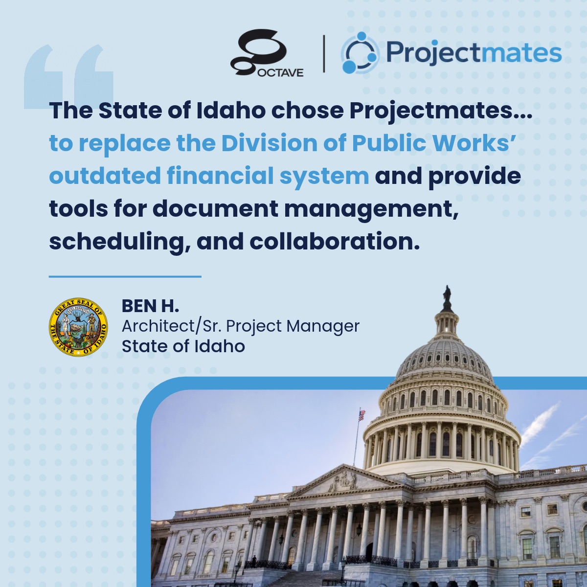 Projectmates tweet picture
