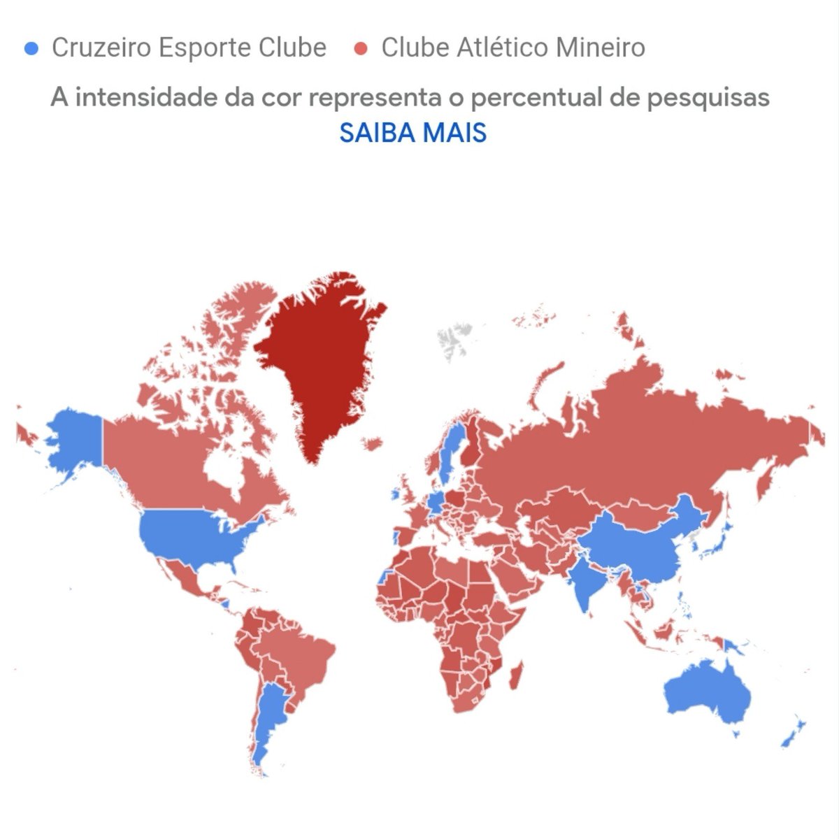 Noitedecopa's tweet photo. 🔎 CRUZEIRO x ATLÉTICO-MG em pesquisas no Google pelo Mundo!

De 2004 até hoje — todo o período disponível no Google Trends.

📊 Google Trends https://t.co/bEmnFPZJlZ