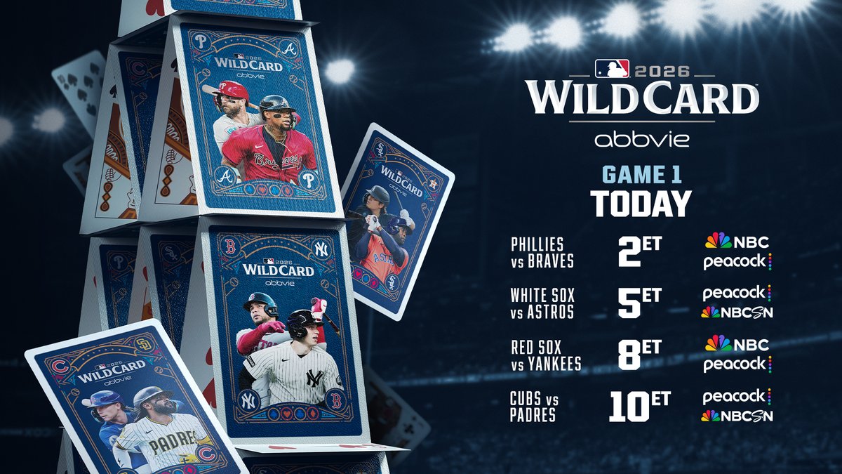 KPRC2's tweet photo. PROGRAMMING NOTE: The Houston Astros host the Chicago White Sox in the Wild Card Series on Tuesday and Wednesday at 4 p.m. on Peacock. KPRC 2 News at 4 will air at its regularly scheduled time. https://t.co/nLiIBrukNN