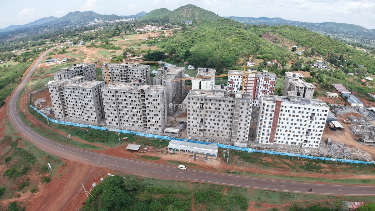 ray_omollo's tweet photo. A leader who worries first about the safety of the chicken risks ending up with a brood of fowls instead of a thriving community. 

The Funyula Affordable Housing Project (AHP) in Busia County takes the opposite approach, placing decent housing, safety and the well-being of citizens at the heart of development.

Construction of the 955-unit development across 10 residential blocks is complete, with painting and final finishes underway, ahead of official commissioning and handover to new homeowners.

The estate combines social, affordable and market-rate homes, widening access to dignified housing for different income groups.

Residents will enjoy a fully serviced community with reliable water, secure perimeter walls, cabro-paved roads, landscaped spaces, a children's play area and commercial facilities. 

The State Department for Internal Security and National Administration is also supporting the project by strengthening community safety measures around the emerging estate, helping create conditions for a secure and stable residential environment.