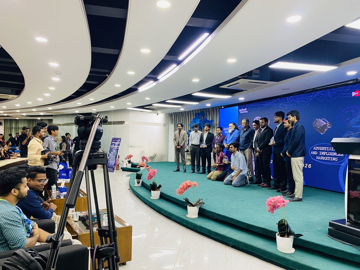 TravelWireX's tweet photo. The Spotlight Pitch × Yamaha Motorcycles has crowned its winners! 🎉 Participants brought their ideas and creativity to the stage, and the top pitches have now been recognized.

Congratulations to all the winners! 👏

#MediaBuzz2026 #SpotlightPitch #Yamaha #DIU #JMC @MoJoJamil https://t.co/mrYCRd6IaY