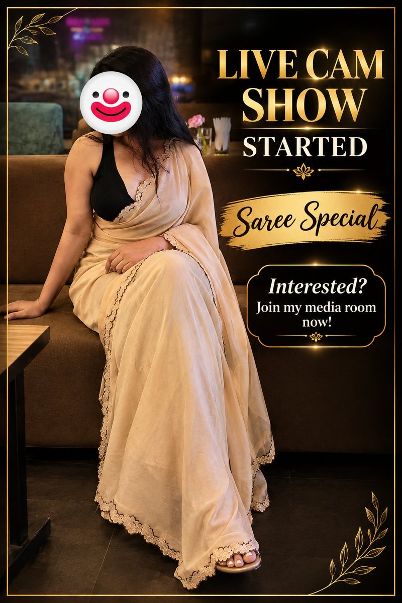 DeepikaHyd69's tweet photo. 🔥 LIVE CAM SHOW STARTED 🔥
🥻 Saree Special Tonight
✨ Come in, chat, tease &amp; explore your fantasies…
💋 Your fantasy, your way.

@gdeepika9 https://t.co/d3knCTIiZc