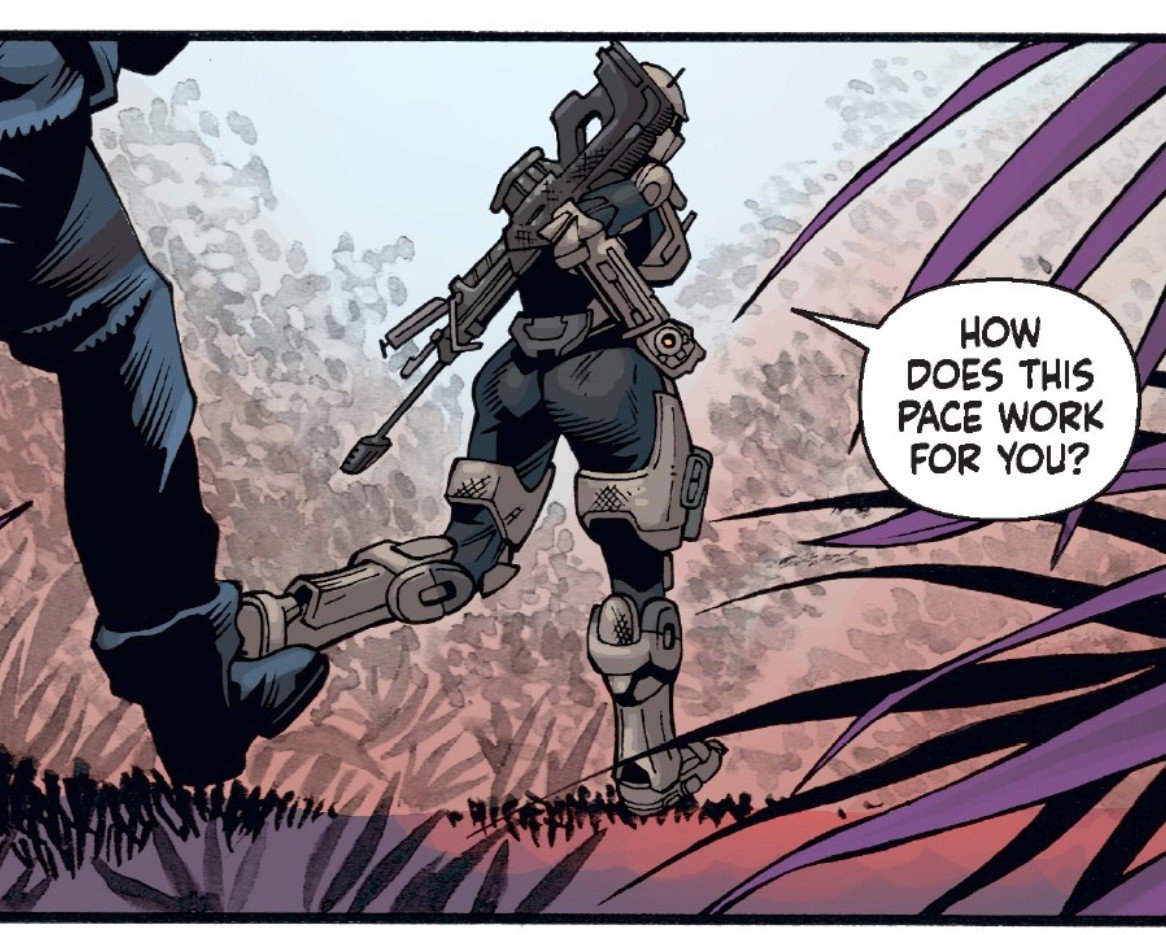 SpearOfSpace's tweet photo. Linda 058 in Halo: Lone Wolf pt. 3 https://t.co/F8iWsZ4cZ7