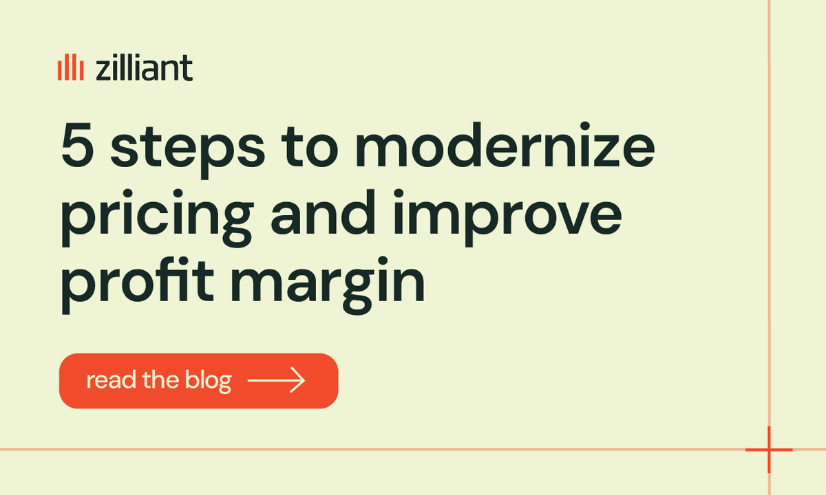 zilliant's tweet photo. 📉 Margin erosion begins with pricing decisions you control

Manual pricing, slow approvals, and inconsistent discounts quietly weaken profit.

Read this blog to learn how leaders can modernize #pricing and regain margin control 👉 https://t.co/gUFj31w70M https://t.co/4j7aXAoQ7H