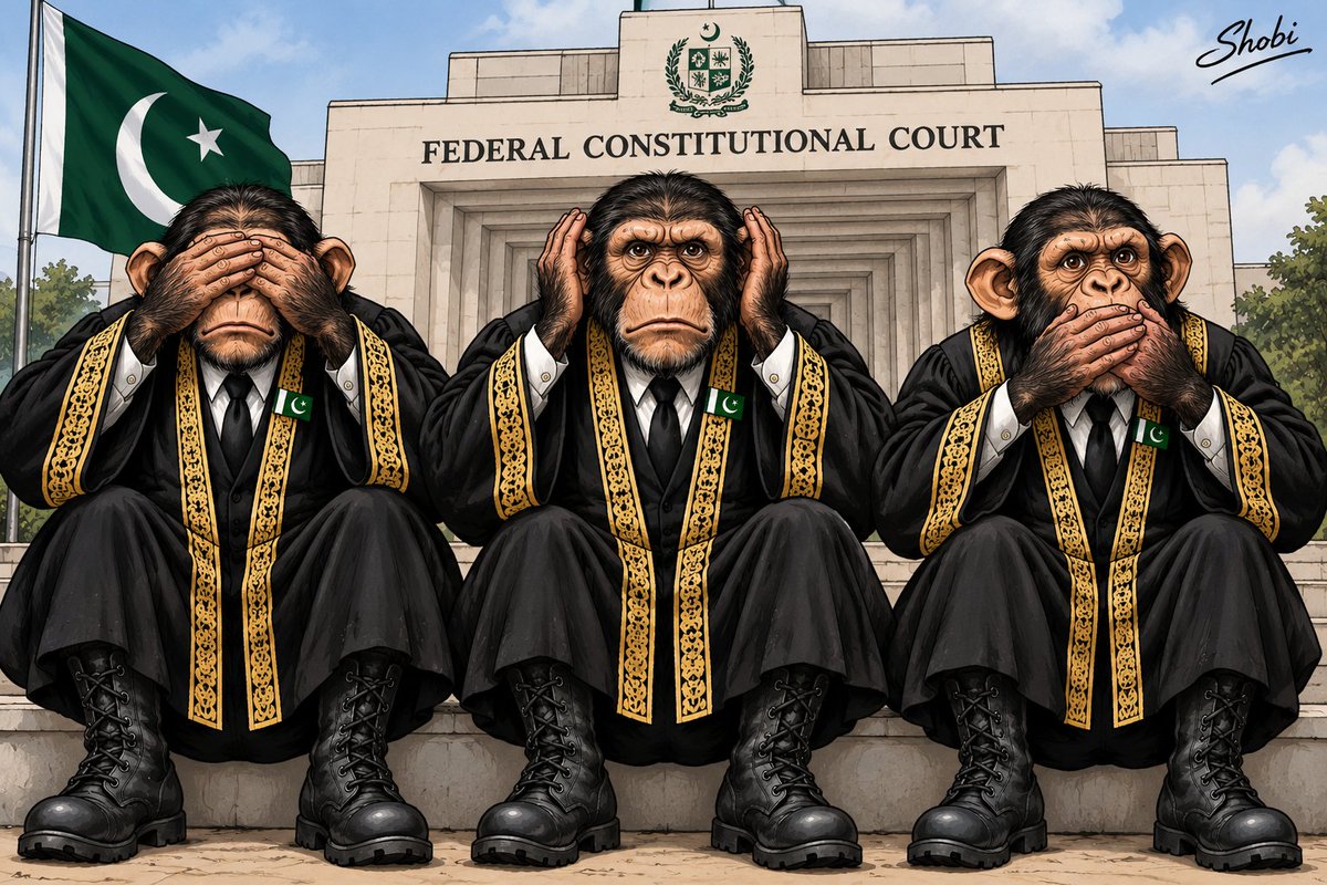 ShoaibSultan's tweet photo. A comment on the situation of the courts in Pakistan: https://t.co/YmmBC2bC78