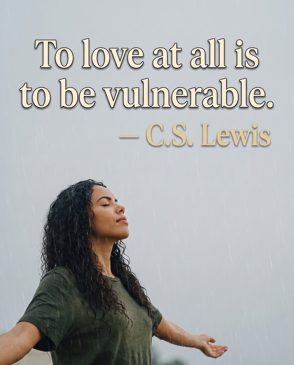 summer_frost_X's tweet photo. “To love at all is to be vulnerable.”
— C.S. Lewis

That is the deal. There is no other version of it on offer. https://t.co/OndjO9IIPM