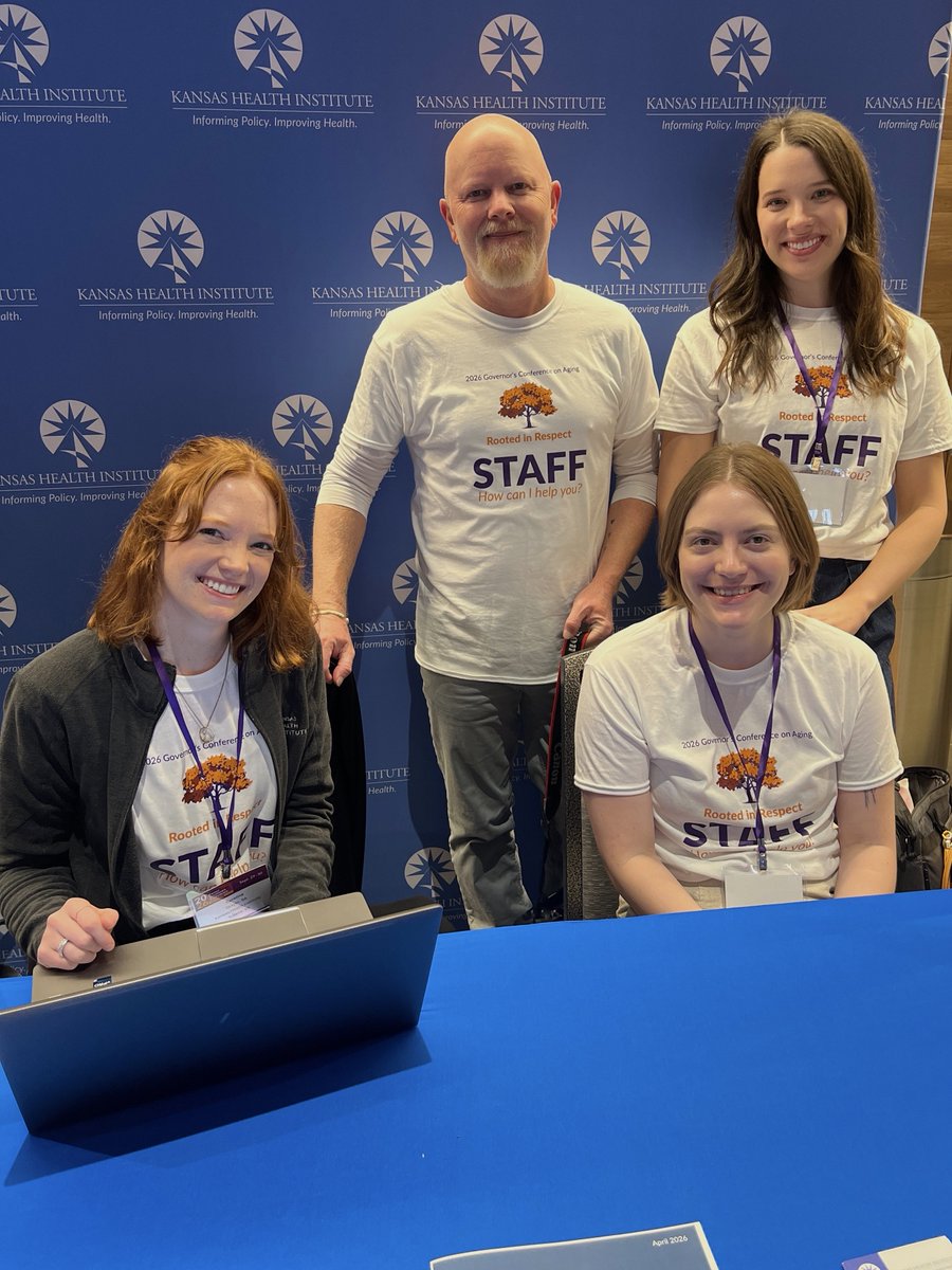 KHIorg's tweet photo. Come see us at the 2026 Kansas Governor's Conference on Aging, in Lawrence, today and tomorrow!
#AgingWell #AgeFriendlyKansas #PublicHealth #KansasConference #HealthyAging #Caregiving #KSAgingConference26 #KansasAgingConference26 https://t.co/bA6ihSlzqb