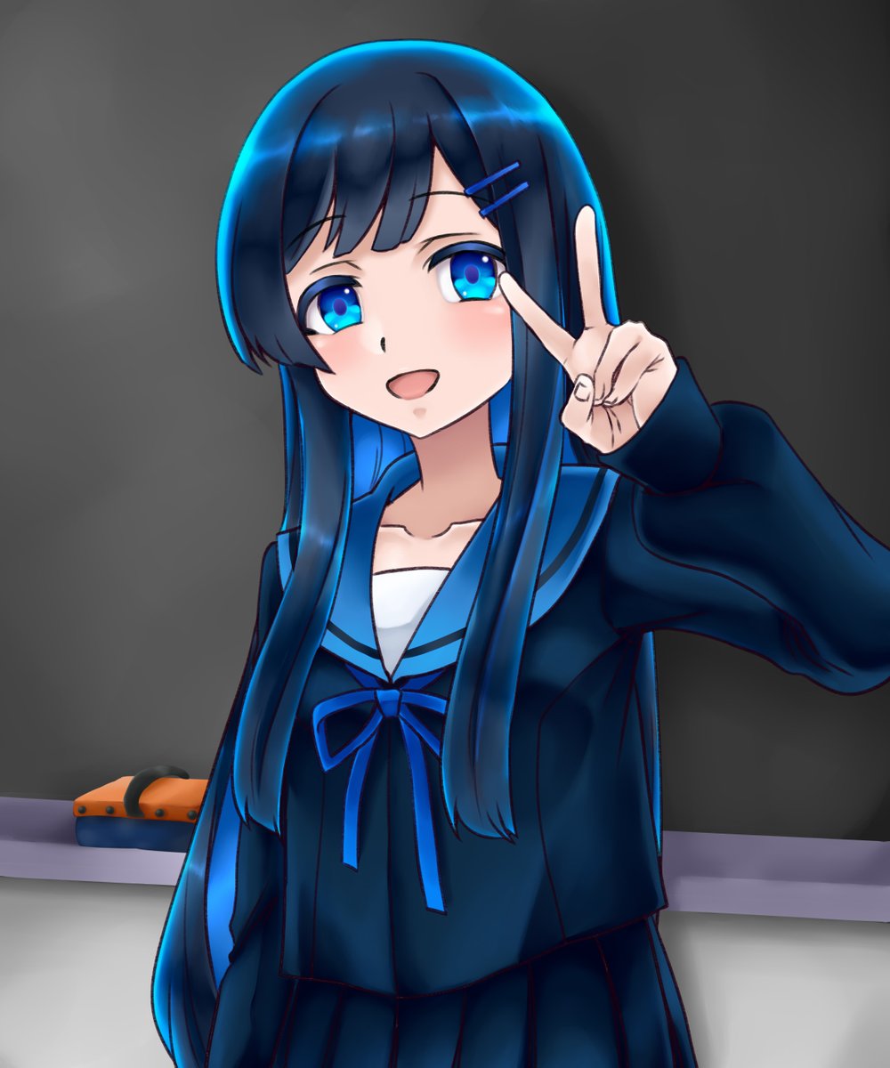 auge_femc_akd's tweet photo. 制服バミちゃん https://t.co/fEGdg03rTF