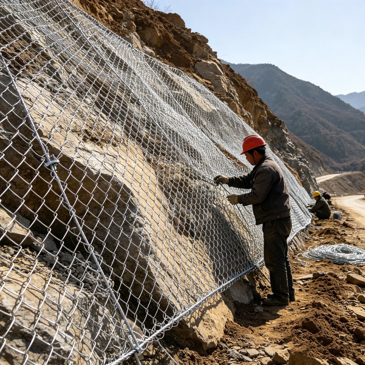 Sanqiang123's tweet photo. TECCO High Tensile Double Twisted Wire Mesh | SNS Flexible Active Slope Protection System, Prevent Rockfall & Shallow Landslides
#SlopeProtection #RockfallNet #TECCOMesh #LandslidePrevention #FlexibleSlopeSystem https://t.co/n5mxtsslnX