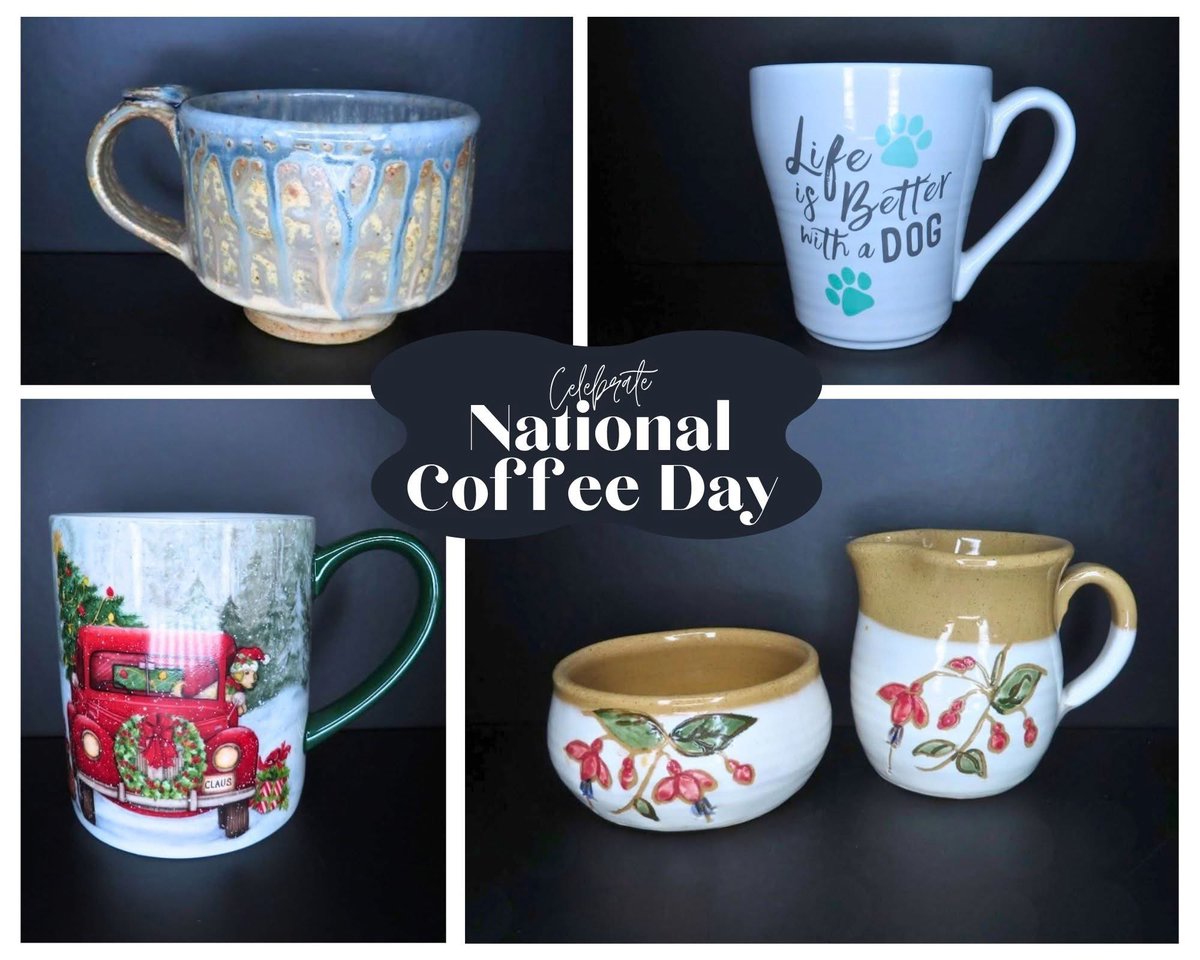 secondannstore's tweet photo. From everyday favorites to a little holiday cheer, we’ve got a mug for every mood 🎄☕

Happy National Coffee Day from sAs!
Which one is your pick?

https://t.co/ftffio68cq | Offers always welcome.

#SecondAnnStore #NationalCoffeeDay #CoffeeLovers #CoffeeMug #HomeDecor https://t.co/nQj4sRtsXH